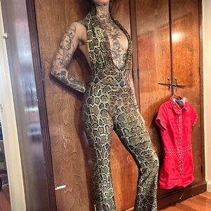 Snake skin jumpsuit